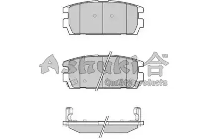 Комплект тормозных колодок, дисковый тормоз ASHUKI купить