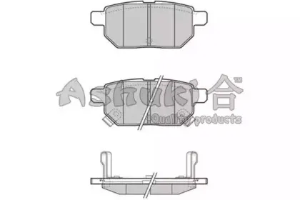 Комплект тормозных колодок, дисковый тормоз ASHUKI купить