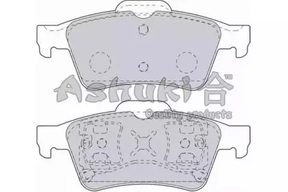 Комплект тормозных колодок, дисковый тормоз ASHUKI купить