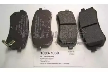 Комплект тормозных колодок, дисковый тормоз ASHUKI купить