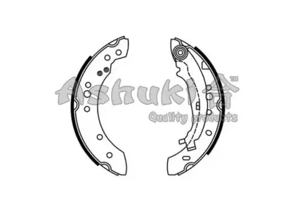 Комплект тормозных колодок ASHUKI купить