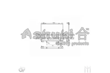 Радиатор, охлаждение двигателя ASHUKI купить