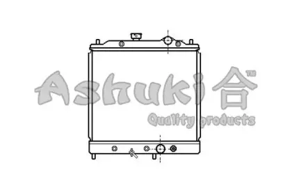 Радиатор, охлаждение двигателя ASHUKI купить
