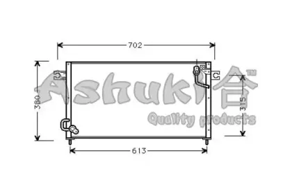 Радиатор, охлаждение двигателя ASHUKI купить
