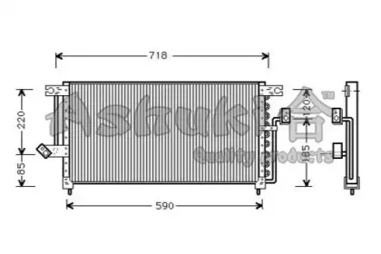 Конденсатор, кондиционер ASHUKI купить