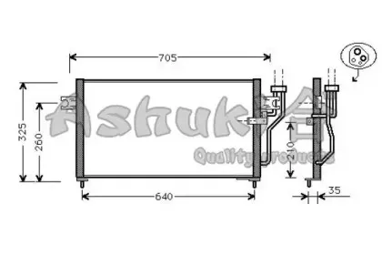 Конденсатор, кондиционер ASHUKI купить