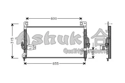 Конденсатор, кондиционер ASHUKI купить