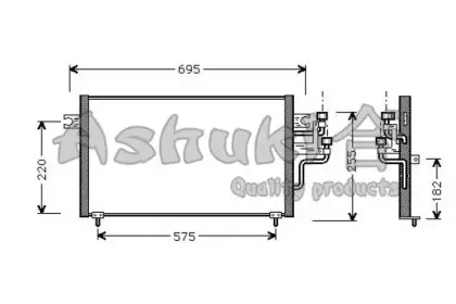 Конденсатор, кондиционер ASHUKI купить