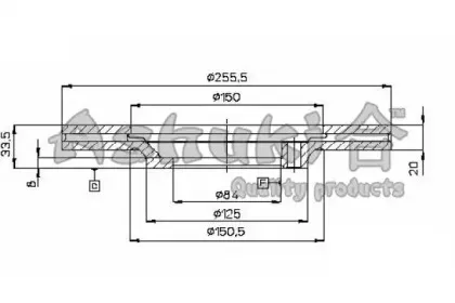 Тормозной диск ASHUKI купить