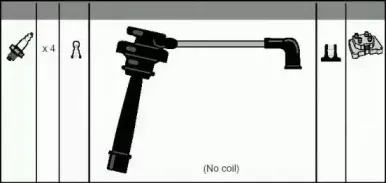 Комплект проводов зажигания ASHUKI купить