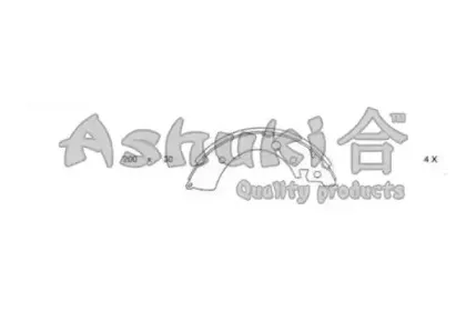 Комплект тормозных колодок ASHUKI купить