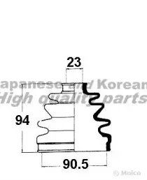 Комплект пылника, приводной вал ASHUKI купить