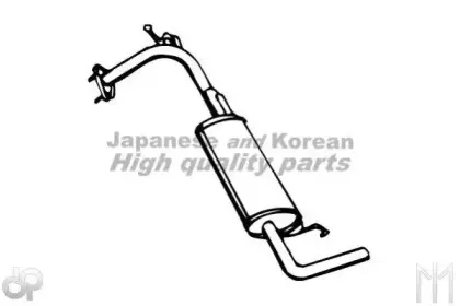 Глушитель выхлопных газов конечный ASHUKI купить