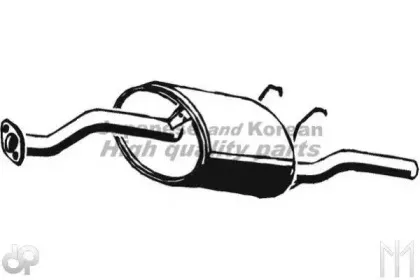 Глушитель выхлопных газов конечный ASHUKI купить