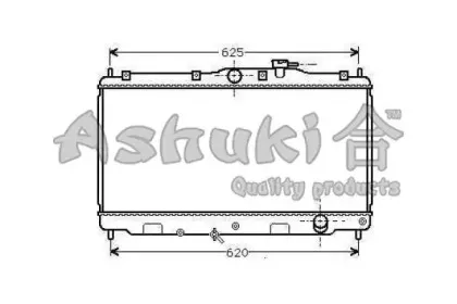 Радиатор, охлаждение двигателя ASHUKI купить
