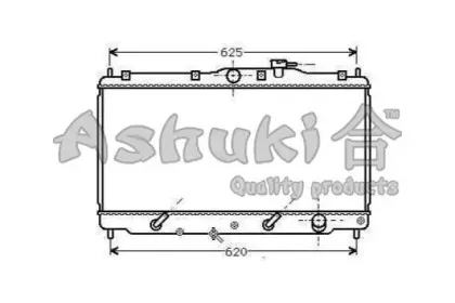 Радиатор, охлаждение двигателя ASHUKI купить