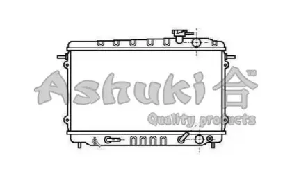 Радиатор, охлаждение двигателя ASHUKI купить