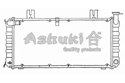 Радиатор, охлаждение двигателя ASHUKI купить