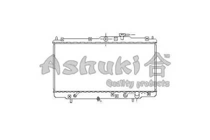 Радиатор, охлаждение двигателя ASHUKI купить