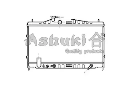 Радиатор, охлаждение двигателя ASHUKI купить