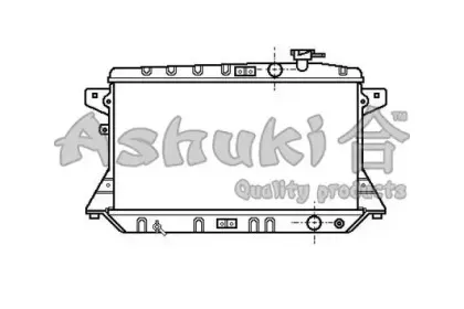 Радиатор, охлаждение двигателя ASHUKI купить