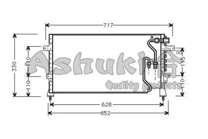 Конденсатор, кондиционер ASHUKI купить