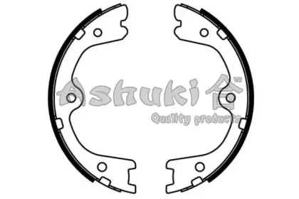 Комплект тормозных колодок, стояночная тормозная система ASHUKI купить