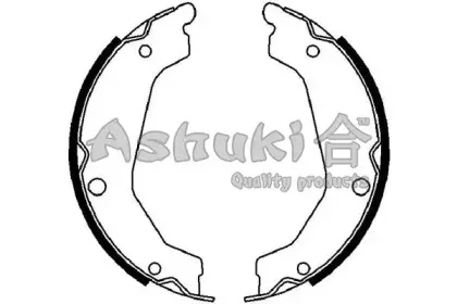 Комплект тормозных колодок ASHUKI купить