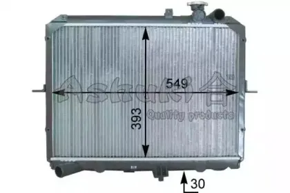 Радиатор, охлаждение двигателя ASHUKI купить