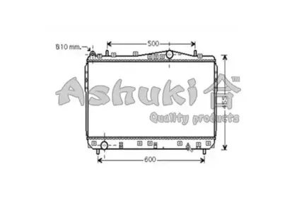 Радиатор, охлаждение двигателя ASHUKI купить