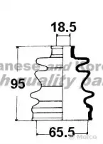 Комплект пылника, приводной вал ASHUKI купить