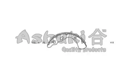 Комплект тормозных колодок ASHUKI купить
