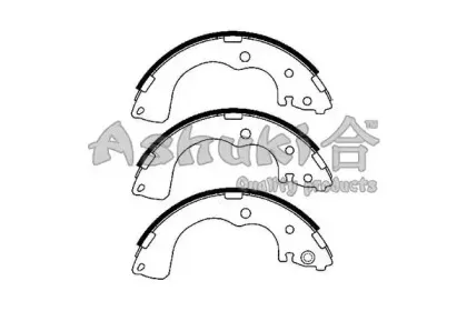 Комплект тормозных колодок ASHUKI купить