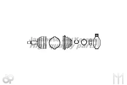 Шарнирный комплект, приводной вал ASHUKI купить