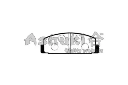 Комплект тормозных колодок, дисковый тормоз ASHUKI купить