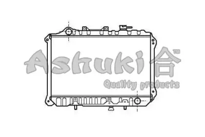Радиатор, охлаждение двигателя ASHUKI купить