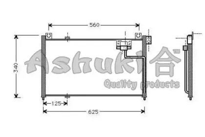 Конденсатор, кондиционер ASHUKI купить