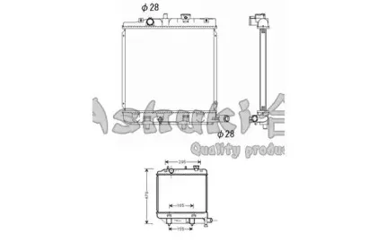 Радиатор, охлаждение двигателя ASHUKI купить