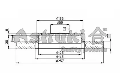 Тормозной диск ASHUKI купить