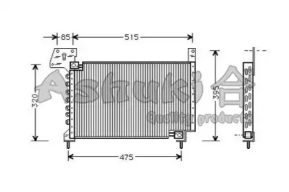 Конденсатор, кондиционер ASHUKI купить