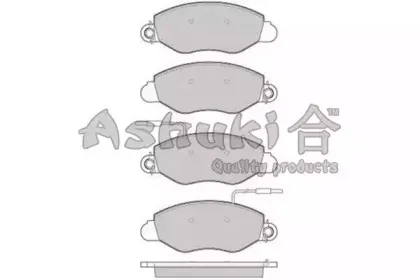 Комплект тормозных колодок, дисковый тормоз ASHUKI купить