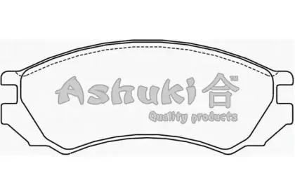 Комплект тормозных колодок, дисковый тормоз ASHUKI купить