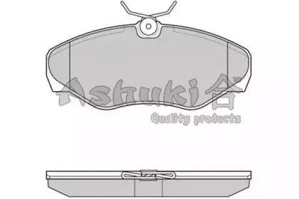 Комплект тормозных колодок, дисковый тормоз ASHUKI купить
