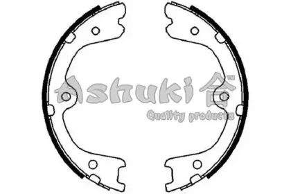 Комплект тормозных колодок, стояночная тормозная система ASHUKI купить
