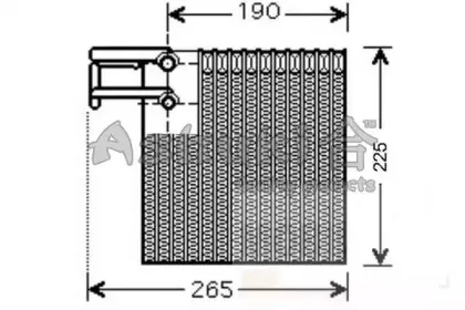Испаритель, кондиционер ASHUKI купить
