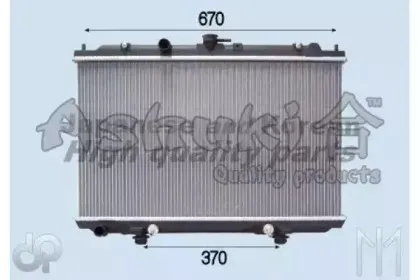 Радиатор, охлаждение двигателя ASHUKI купить