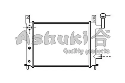 Радиатор, охлаждение двигателя ASHUKI купить