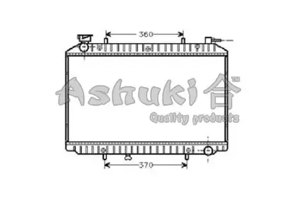 Радиатор, охлаждение двигателя ASHUKI купить