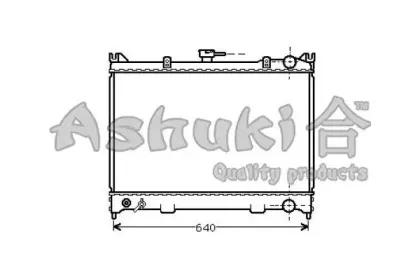 Радиатор, охлаждение двигателя ASHUKI купить