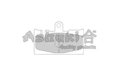 Комплект тормозных колодок, дисковый тормоз ASHUKI купить